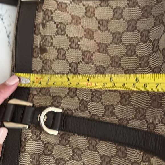 GUCCI Abbey Monogram GG Small Tote Leather Bag. Used condition. - Picture 8 of 8